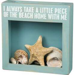 Item 642286 I Always Take A Little Piece of the Beach Home With Me Shell Holder