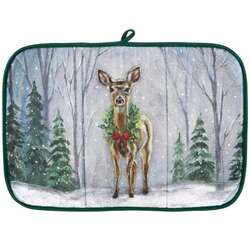 Item 642289 thumbnail Snowy Deer Drying Mat
