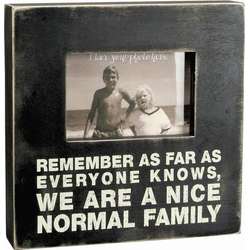Item 642311 Nice Normal Family Box Sign/Photo Frame