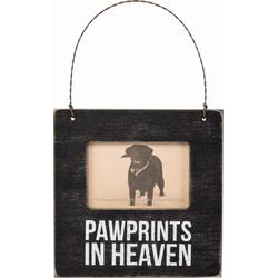 Item 642344 Pawprints In Heaven Miniature Photo Frame Ornament