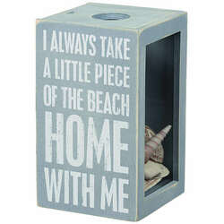 Item 642377 thumbnail I Always Take A Little Piece of the Beach Home With Me Shell Holder