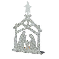 Item 642435 Silver Stand Up Nativity