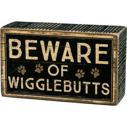 Item 642436 Beware Of Wigglebutts Box Sign