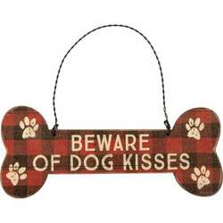 Item 642516 Beware Of Dog Kisses Ornament