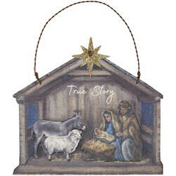 Item 642527 True Story Nativity Ornament