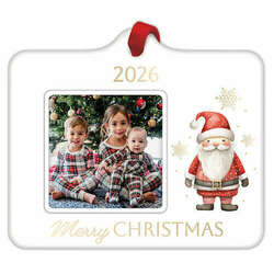 Item 647022 Merry Christmas Santa 2026 Ornament