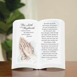 Item 655006 thumbnail 23rd Psalm Book Easel Plaque