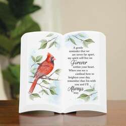 Item 655010 thumbnail Cardinal Book Easel Plaque