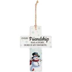 Item 655018 Friendship Cross Ornament