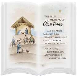 Item 655022 thumbnail Christmas Story Book Easel Plaque