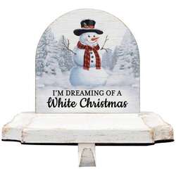 Item 655057 thumbnail White Christmas Stocking Holder