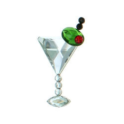Item 680158 Jewel Martini Ornament