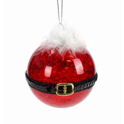 Item 803016 Santa Belt Ball Ornament