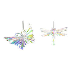 Item 805013 Iridescent Butterfly/Dragonfly Ornament
