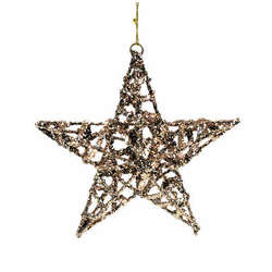 Item 808054 Gold Star Ornament