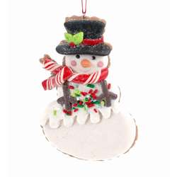 Item 808077 Snowman Cookie Ornament