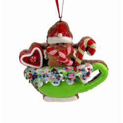 Item 808078 Gingerbread Cup Ornament