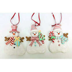 Item 808092 Claydough Snowman Ornament