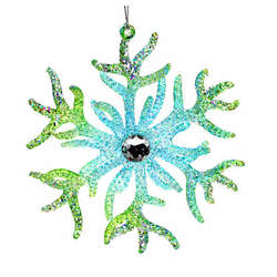 Item 812047 Coral Snowflake Ornament