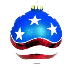 Item 815034 American Flag Ball Ornament