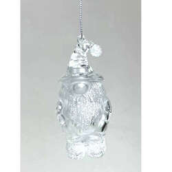 Item 818042 thumbnail Clear Glitter Gnome Ornament