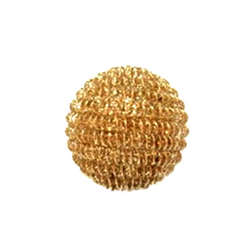 Item 820006 Gold Loop Ball Ornament