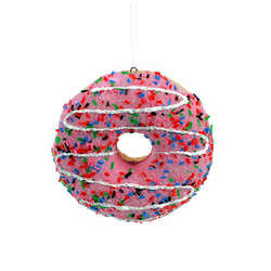 Item 820027 Pink Donut Ornament