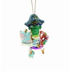 Item 820053 Pirate Crocodile With Map Ornament