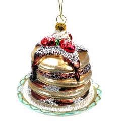 Item 820074 Chocolate Pancakes Ornament