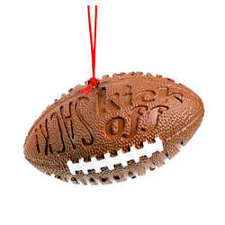 Item 825003 Football With Words Ornament