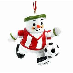 Item 825016 thumbnail Soccer Marshmallow Man Ornament