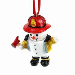 Item 825017 thumbnail Firefighter Marshmallow Man Ornament