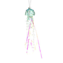Item 838002 Light Green/Blue Sequin Jellyfish Ornament