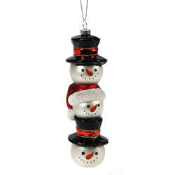 Item 844030 Snowman Head Trio Ornament