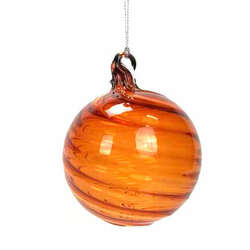 Item 844133 thumbnail Orange Glass Ball Ornament