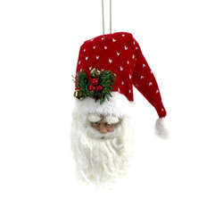 Details about   Christmas Canvas Collectibles Santa Claus Head Kit Ornament Kit #5002 Vtg 1991 